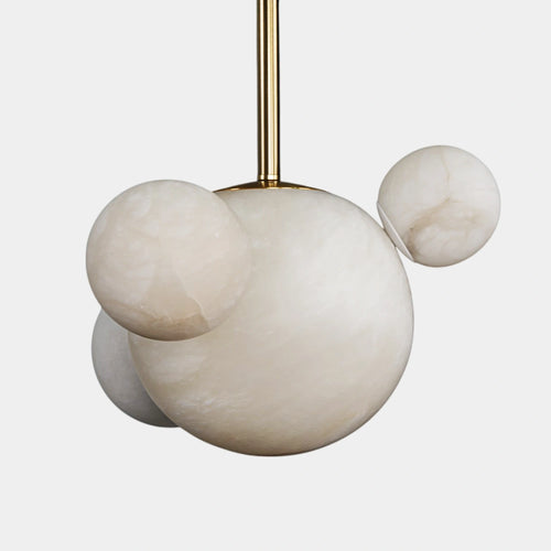Alabaster Beaded Chandelier