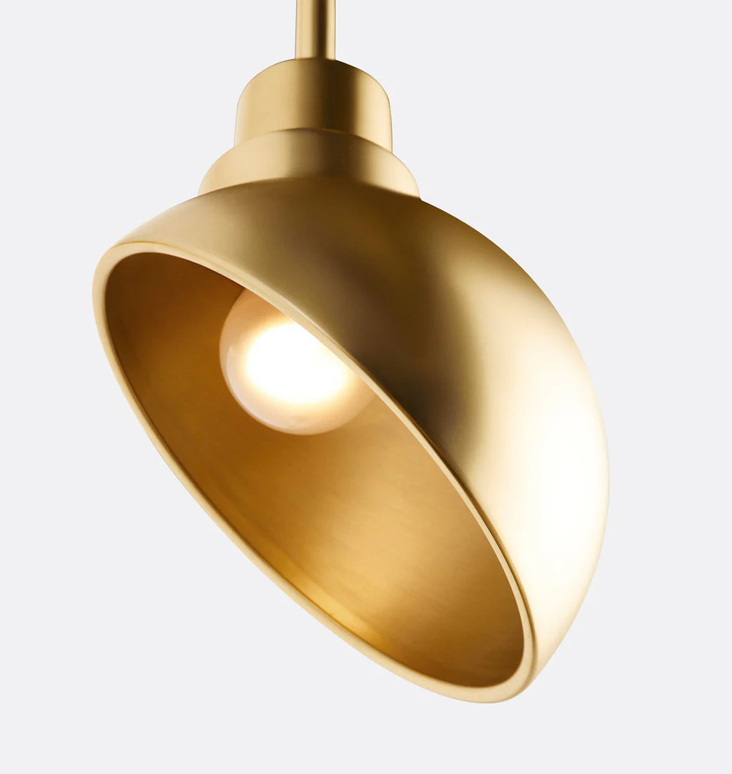 Gold Modern Angled Wall Light