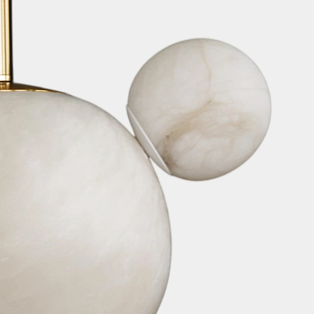 Alabaster Beaded Chandelier